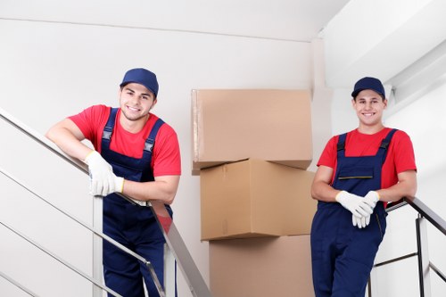 Customer raising a service concern during a moving service review