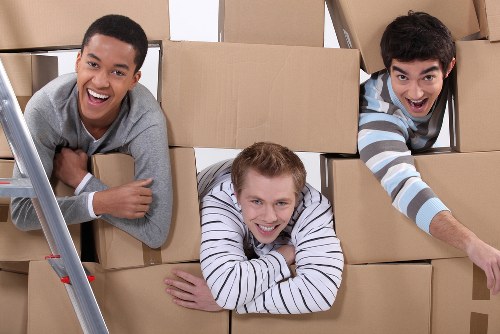 Removal team handling items with care and access planning