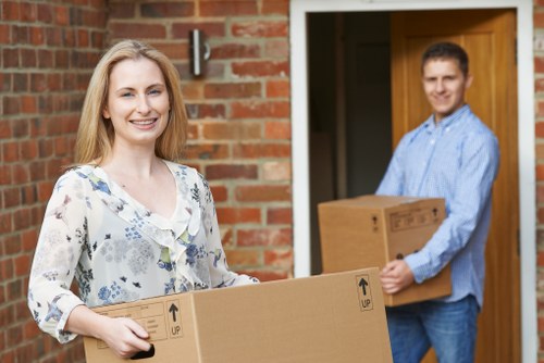 Checklist and packing preparation for a Charlton house move