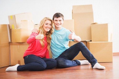 Different moving box sizes and packing materials for Charlton relocations
