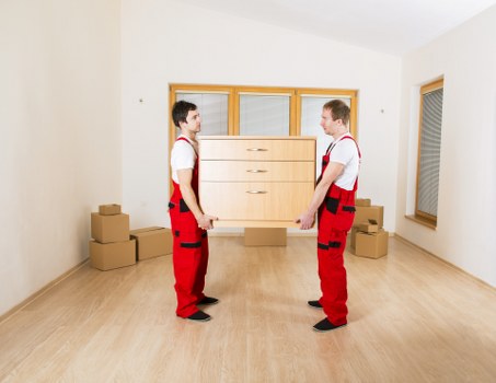 Charlton home move using a hired removal truck